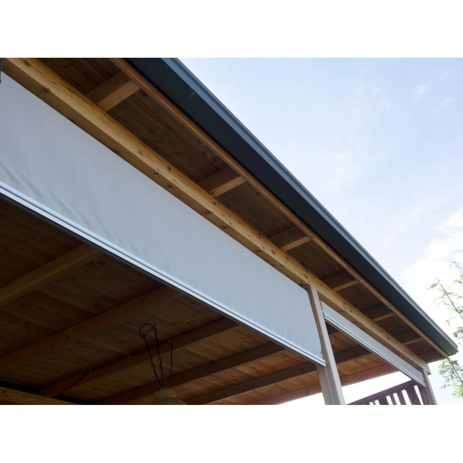 Toldo Vertical Guiado Por Cables Graphite Purishade 350 W x 150 H cm